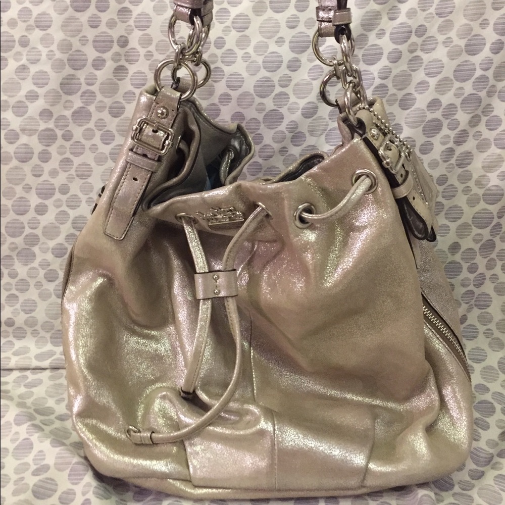 ❗️SALE PRICE❗️Coach Metallic Slouch Shoulder Bag